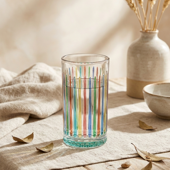 Glass Cups Set 6 Pcs